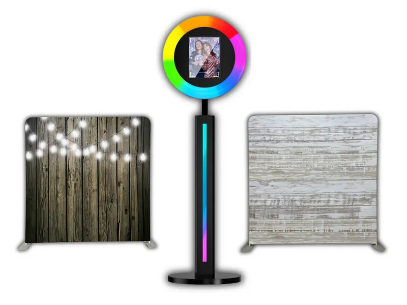 iPad photo booth rental station for capturing party memories in Lakeland, FL